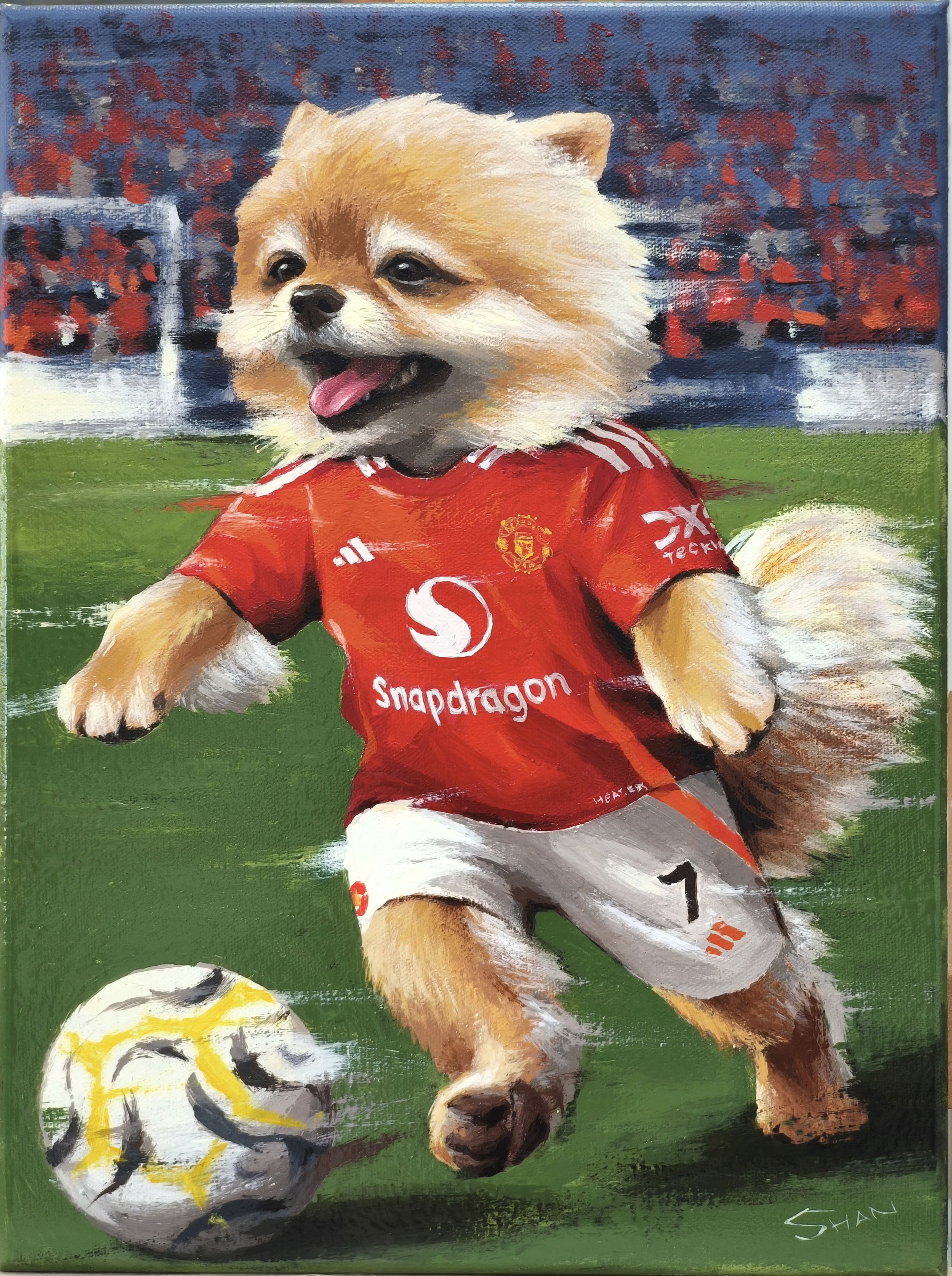 Painting, Studio Fine Art Gallery @ Affordable Art Fair, Yap Wen Shan, Footballer_2024